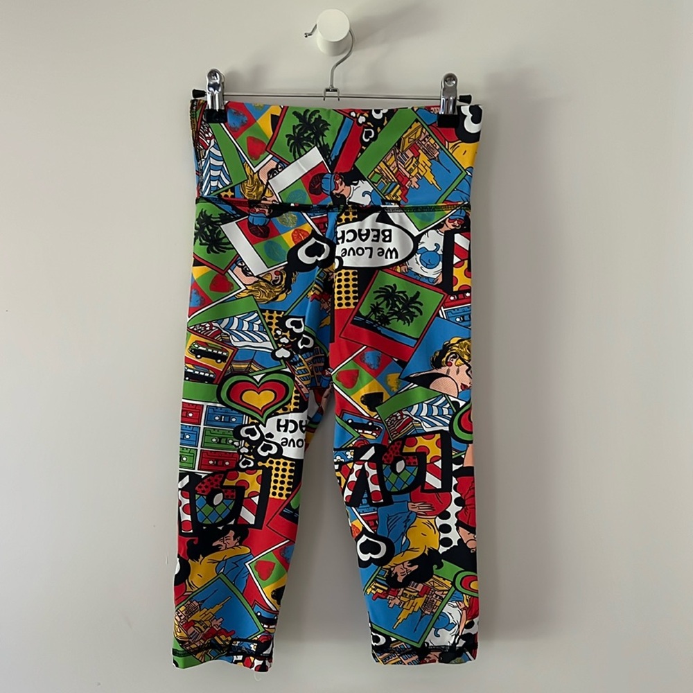 Balance Fitwear cropped comic cartoon yoga pants leggings
